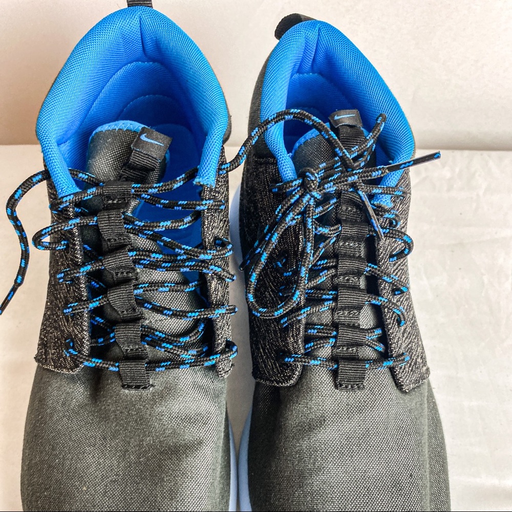 NIKE Roshe Run Mid City Pack Paris Sneakerboot Anthracite - Picture 7 of 11